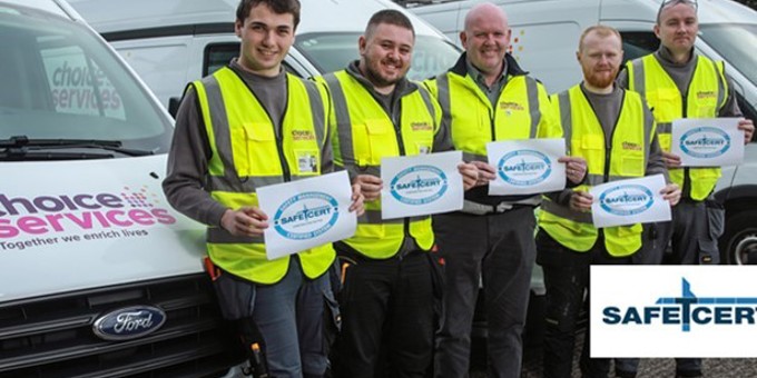 Choice Services continues to improve its health and safety standards with safety certification